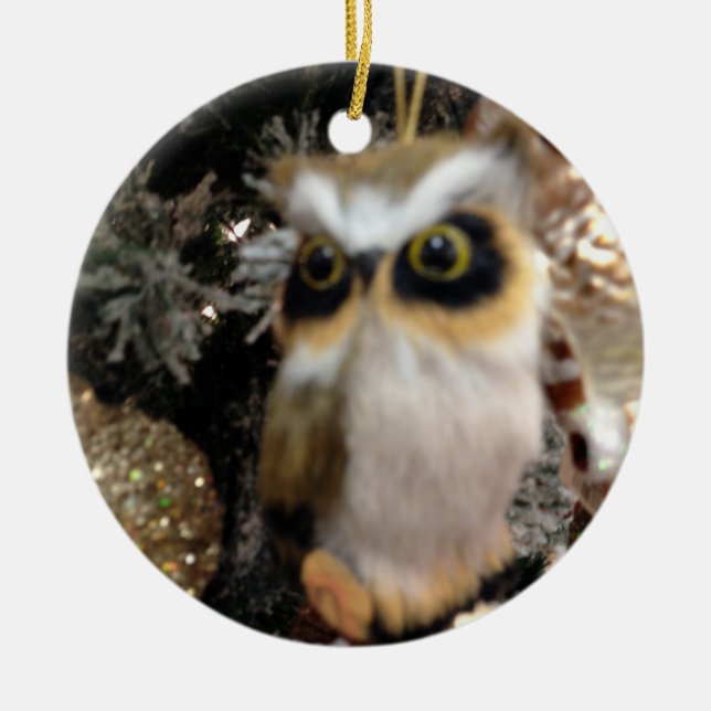 NOËL OWL ORNEMENT DE NOËL (Devant)
