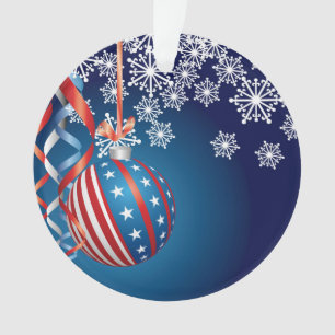 Noël patriotique bleu
