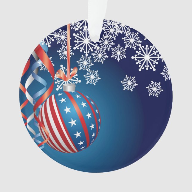 Noël patriotique bleu (devant)