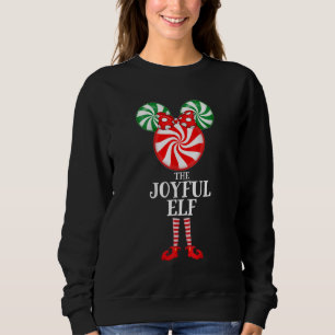Noël Pepperment Candy Vilain Sweat de Noël