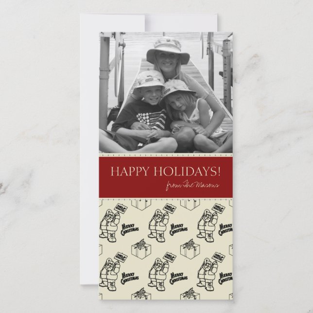 Noël Père Noël Cartes photos (Devant)