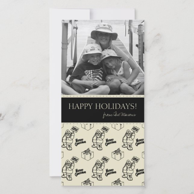 Noël Père Noël Cartes photos (Devant)