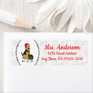 Noël Père Noël Casquette Welsh Terrier Chien migno