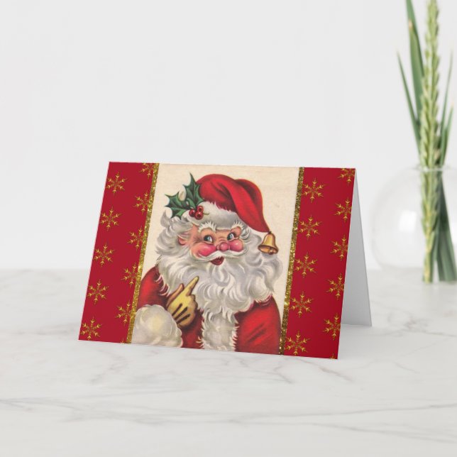 Noël Père Noël Facile 2 modèle photo Rouge (Devant)