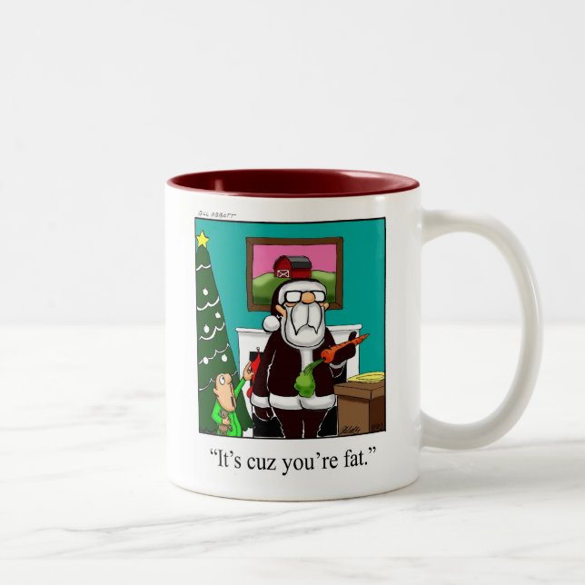 Noël Père Noël Humour café Mug (Droit)