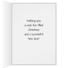 Noël, petit-fils, renne d'amusement, Ho, Ho, Ho,