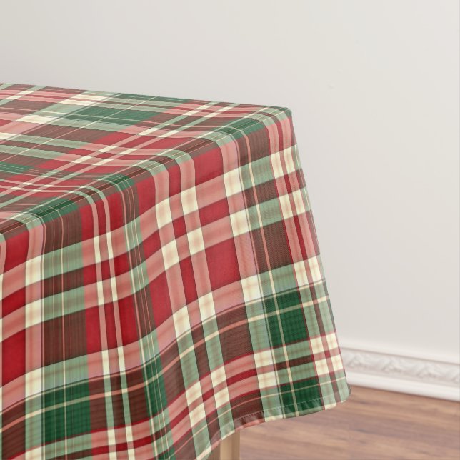 Noel Plaid 01-Coton Nappe 52x70 (In Situ)