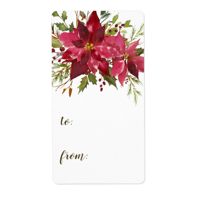 Noël Poinsettia à (Devant)