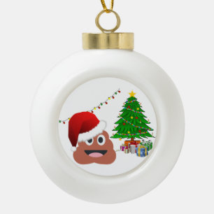 noël poo vilain ornement de Noël