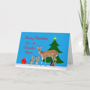 Noël pour diriger la carte de voeux