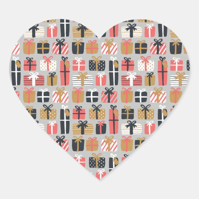 Noël présente des autocollants (Devant)