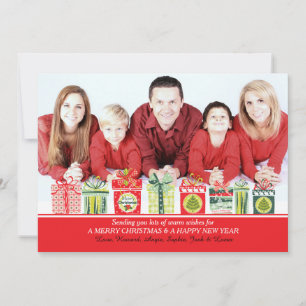 Noël présente le Carte photo