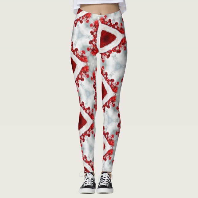 noël présente les leggings de kaléidoscope (Devant)