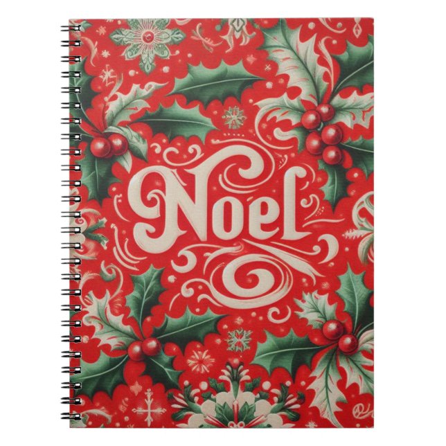 Noel Red & Green  Notebook (Front)