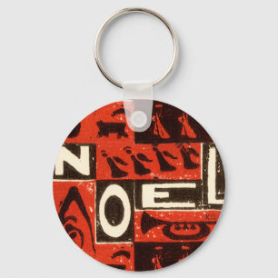 Noel Red Keychain