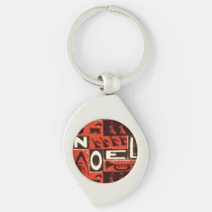 Noel Red Keychain