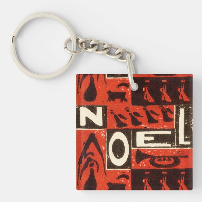 Noel Red Keychain (Front)