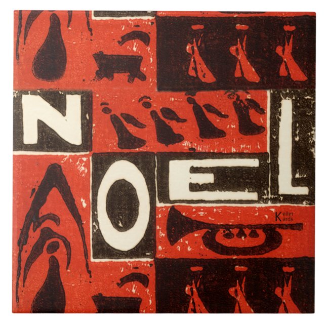 Noel Red Tile (Front)