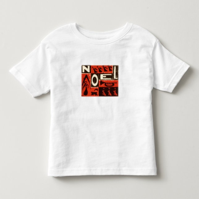Noel Red Toddler T-shirt (Front)