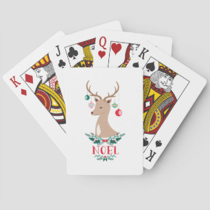 Noel Reindeer Playing Cards