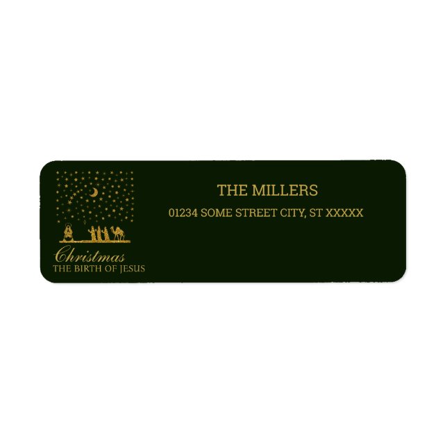 Noël religieux, Naissance de Jésus, Trois Roi (Devant)