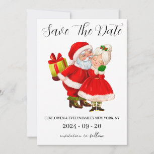 noël rouge et vert enregistrer les cartes de date