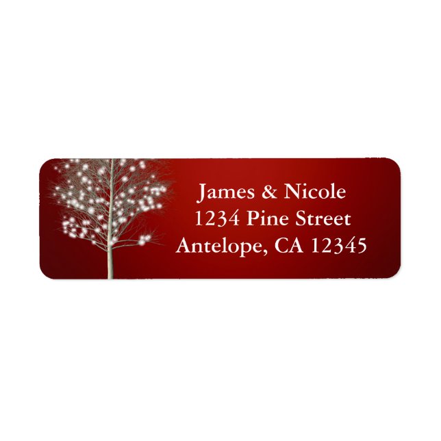 Noël Rustic Tree Fête Invitations (Devant)