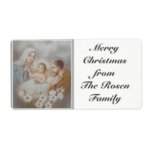 Noël saint de Jésus Mary Joseph de famille