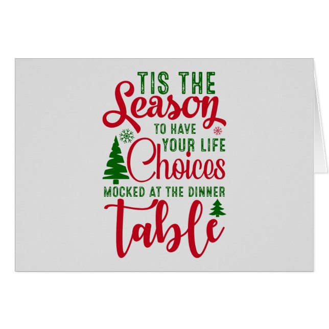 Noël saison de design de choix (Devant horizontal)
