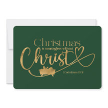 NOËL SIGNIFIE SANS CHRIST Carte de vacances