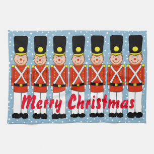Noël Soldat Noël Serviette de cuisine