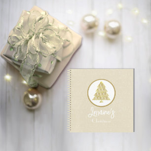 Noel Sparkling Champaign Spiral Notebook