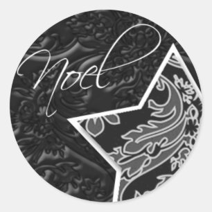 Noel Star Customizable Holiday Envelope Seals