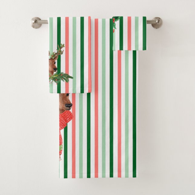 Noël Stripes Deer (En situation)