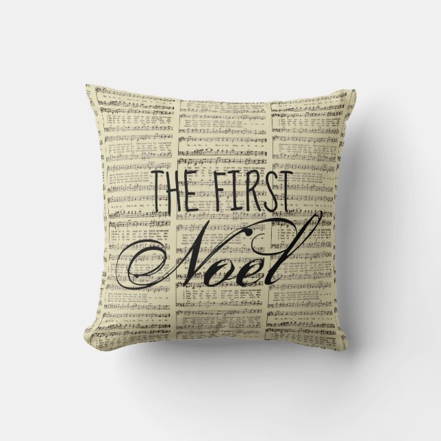 Noel Throw Pillow (Front)