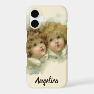 Noël vintage, Anges victoriens dans les nuages