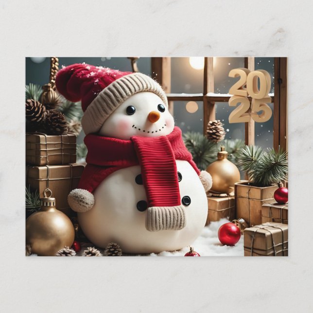 Noël Vintage - Carte postale standard (Devant)