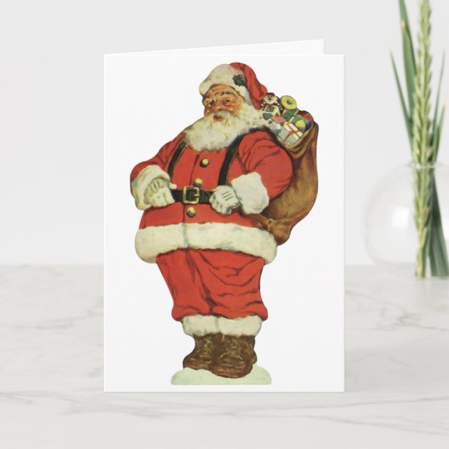 Noël Vintage, Cartes faciles à Customiser (Devant)