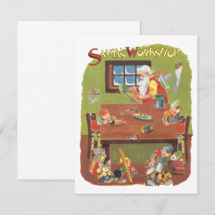 Noël vintage, invitation à l'atelier du Père Noël