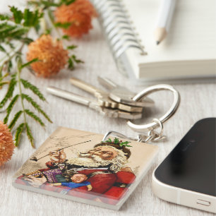 Noël vintage, jouets en pipe de Père Noël victorie