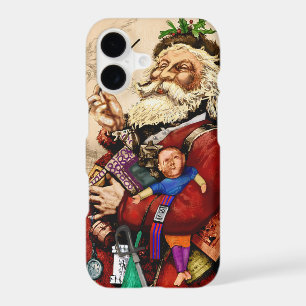 Noël vintage, jouets en pipe de Père Noël victorie