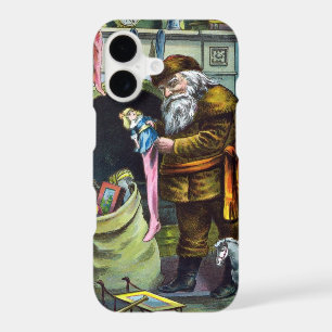 Noël vintage, Le Père Noël, Bas avec jouets