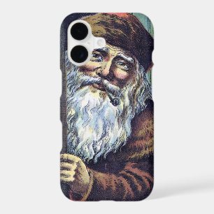 Noël vintage, Père Noël et son livre de travaux