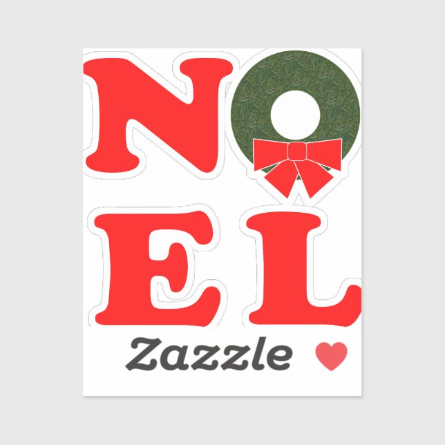 NOEL with wreath  (Sheet)