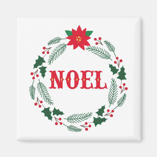 Noel Wreath Magnet