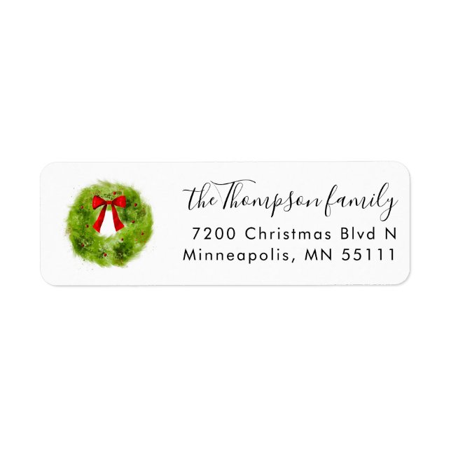 Noël Wreath Vacances verdure (Devant)