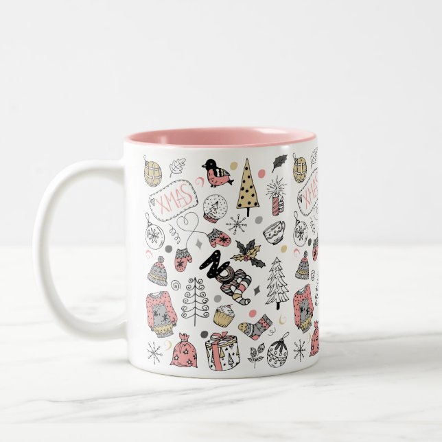 Noel Xmas Novelty Coffee Mug (Left)
