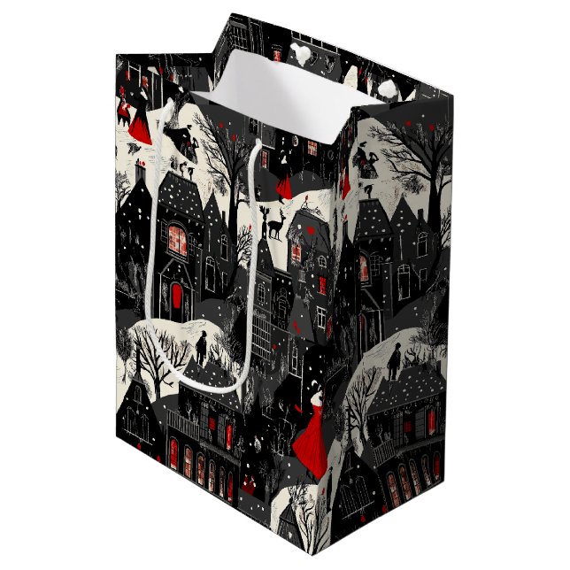 Noelivio - Artistic Christmas worlds (53/68) Medium Gift Bag (Front Angled)