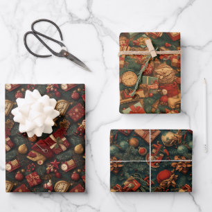 Noelivio - Artistic Christmas worlds Wrapping Paper Sheet