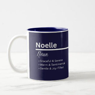 Noelle Personalized Name Coffee Mug